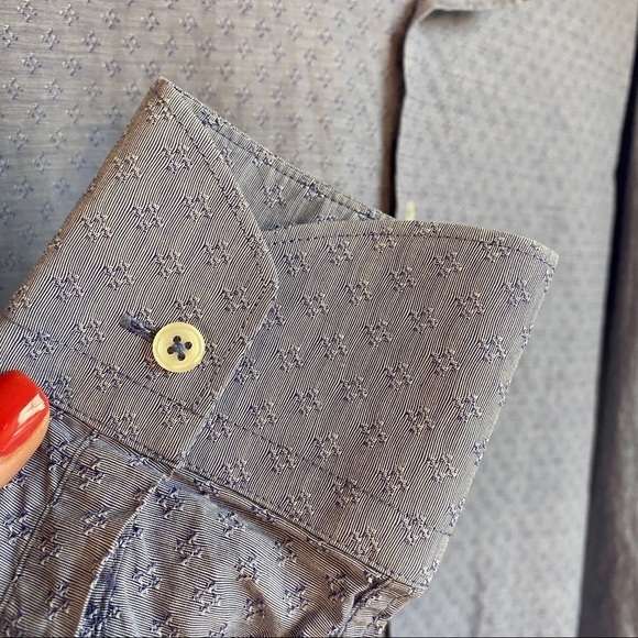 LOUIS FÉRAUD Blue Shirt Neck Shirts For Men - Picture 8 of 11